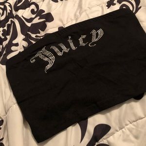 Juicy couture rhinestone tube top